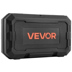 VEVOR Socket Set, 18 Pieces, 1/2 inch Drive Socket Tool Set, Metric Size from 10 to 27 mm, Mechanic Tool Kit with Storage Case, Clear Markings, Chrome Plated CR-V Alloy Steel, for Automotive Repair