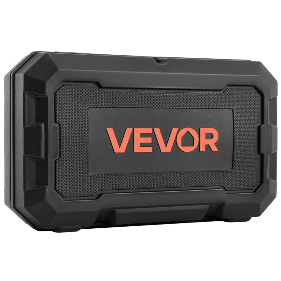 VEVOR Socket Set, 18 Pieces, 1/2 inch Drive Socket Tool Set, Metric Size from 10 to 27 mm, Mechanic Tool Kit with Storage Case, Clear Markings, Chrome Plated CR-V Alloy Steel, for Automotive Repair