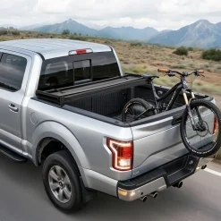 VEVOR Soft Quad-Fold Truck Bed Tonneau Cover, Compatible with 2019-2026 Dodge Ram 1500 (Incl. Classic & New) 6.4 ft (76 in) Bed Without Rambox, Split Tailgate, Waterproof Folding Truck Tonneau Cover