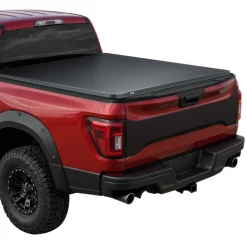 VEVOR Soft Roll-Up Truck Bed Tonneau Cover, Compatible with 2015-2026 Chevy Colorado/GMC Canyon CREW SHOR, Fits 5.2 ft (5 ft 2 in/62 in) Bed, PVC Tonneau Cover with Three Aluminum Alloy Support Bars