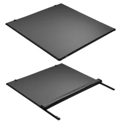VEVOR Soft Roll-Up Truck Bed Tonneau Cover, Compatible with 2019-2026 Chevy Silverado/GMC Sierra 1500 New Body, Fits 5.8 ft (5 ft 9 in/69.3 in) Bed, PVC Tonneau Cover with Aluminum Alloy Support Bars