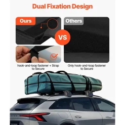 VEVOR Soft Roof Rack Pads, 28" Universal Car Roof Rack Pads for Various Crossbars, 88LBS Load Capacity Luggage Kayak Carrier with 2 Tie Down Straps for SUPs Canoes Snowboards Paddle Boards