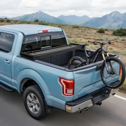 VEVOR Soft Tri-Fold Truck Bed Tonneau Cover, Compatible with 2016-2023 Toyota Tacoma (Excl. Trail Edition) 5 ft (60.5 in) Bed with Track Rail System, Fleetside, Waterproof Folding Truck Tonneau Cover