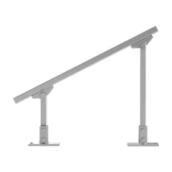 VEVOR Solar Panel Mounting Brackets, 30°-60° Adjustable Multi-Pieces Solar Panel Brackets for 1-4PCS Solar Panels, Carbon Steel Ground Mount Solar Panel Stand for Farms, RVs, Boats, Off-Grid System