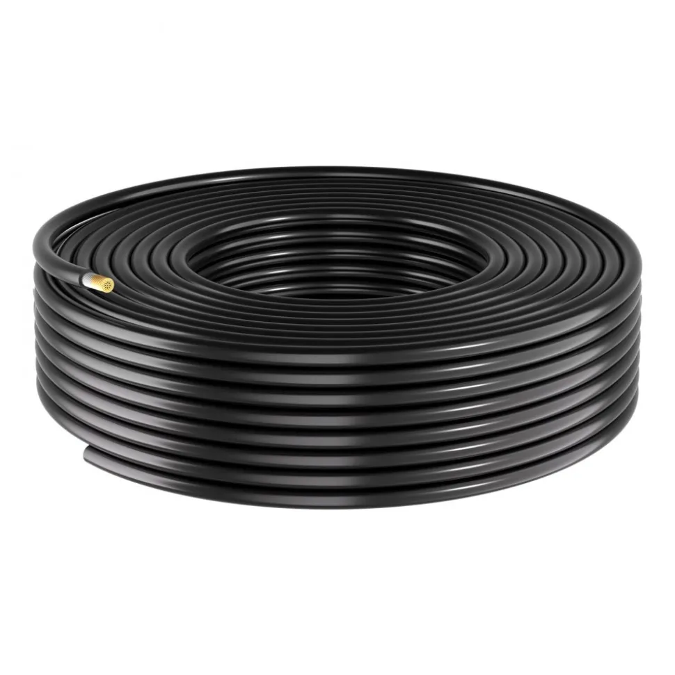 VEVOR Solar Panel Wire, 50 ft Black + 50 ft Red Kit, 10 AWG (6 mm²) Solar Panel Extension Cable, PV Tinned Copper Wire, for Outdoor Home Off-Grid Photovoltaic Systems Automotive RV Boat Marine, IP67