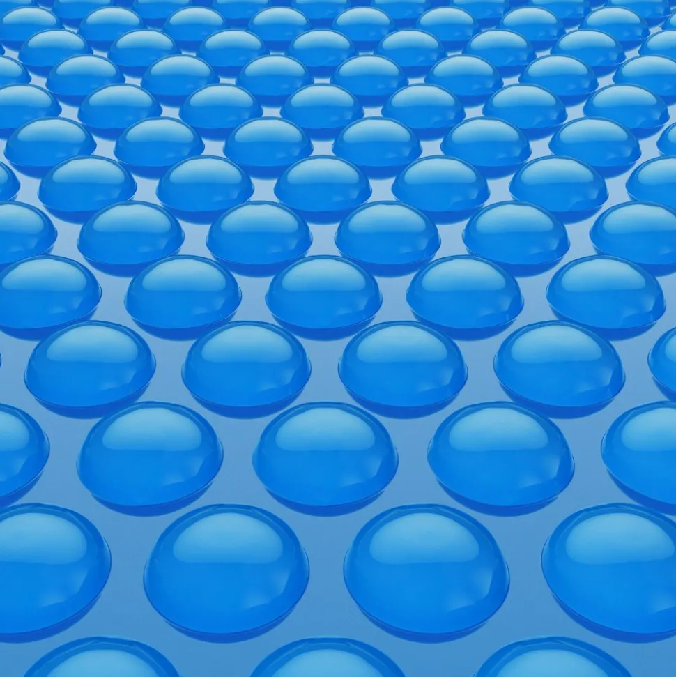 VEVOR Solar Pool Cover, 27 ft Round Pool Bubble Cover, 16 Mil Pools Solar Blanket with Bubble & PE Material, Daytime Heat Absorption, Nighttime Heat Retention, Heat Retaining Solars Covers, Blue