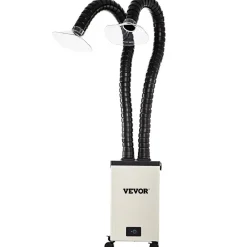 VEVOR Solder Fume Extractor, 150W 165CFM Soldering Smoke Extractor with 3-Stage Filters, 3 Speed Adjustable Smoke Absorber and Purifier for Soldering, Engraving, DIY Welding, Salon