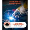 VEVOR Solid MIG Welding Wire, ER70S-6 0.03-inch 10 LBS, Low Spatter Mild Steel Welding Wire with High Deoxidizers for All-Position Gas Shielded Welding