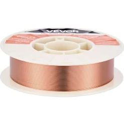 VEVOR Solid MIG Welding Wire, ER70S-6 0.03-inch 10 LBS, Low Spatter Mild Steel Welding Wire with High Deoxidizers for All-Position Gas Shielded Welding