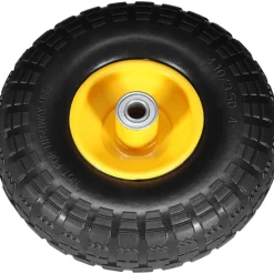 VEVOR Solid PU Run-Flat Tire Wheel, 10