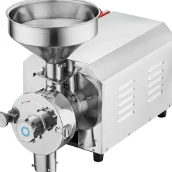 VEVOR Soybean Grinder Commercial Grinding Machine for Spices 2200W Corn Mill Grinder 50 KG/H Stainless Steel Corn Grinder Industrial Flour Milling Machine for Pepper Soybean Peanut Corn Grains
