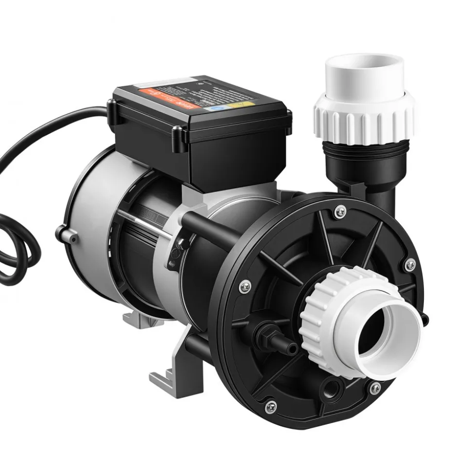 VEVOR SPA Pump 1.5HP Hot Tub Bath Pump 115V 119GPM Flow Rate with 1.5" Port, 90° Rotational Interface, 54 ft Max Lifting Height, Copper Motor, SPA Bath Water Circulation, Compatible with OEM Models