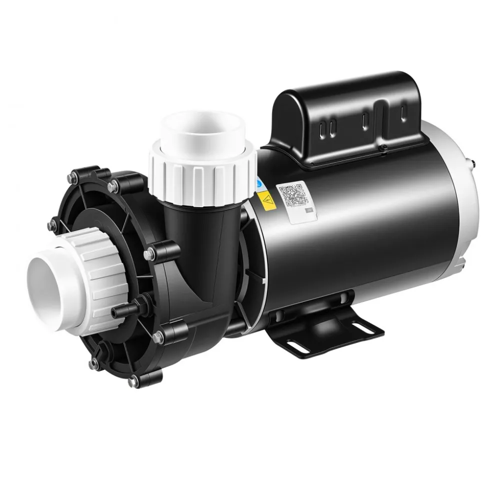 VEVOR SPA Pump 2HP Hot Tub Pump 2 Speed 56 Frame with 1.5" & 2" Port, 230V, 168 GPM High Speed & 68 GPM Low Speed, 90° Rotational Interface, SPA Bath Water Circulation, Compatible with OEM Models