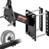 VEVOR Spare Tire Carrier, Trailer Spare Tire Mount, 160 lbs Capacity, Utility Trailer Accessories Fits Most 4 & 5 & 6 & 8 Lugs Wheels on 4", 4.25", 4.5", 4.75", 5", 5.5", 6", 6.5" Bolt Patterns