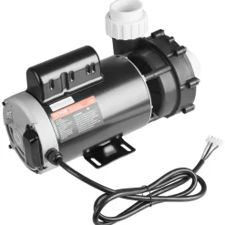 VEVOR 2 Speed SPA Pump, 56-Frame, AC 220-240V Hot Tub SPA Pump, 4HP/210GPM/65.61ft High Speed or 0.7HP/103GPM/16.07ft Low Speed, 2