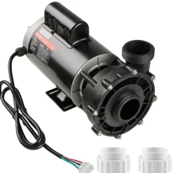 VEVOR 2 Speed SPA Pump, 56-Frame, AC 220-240V Hot Tub SPA Pump, 4HP/210GPM/65.61ft High Speed or 0.7HP/103GPM/16.07ft Low Speed, 2