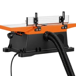 VEVOR Spiral Benchtop Jointer, 6 in, 2 HP 12000 RPM Bench Top Wood Jointer, with 12-Blade Spiral Cutterhead, Up to 1/8 in Depth, Adjustable Fence, 6 x 23 in Cast Aluminum Table, for Woodworking DIY