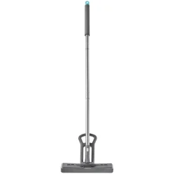VEVOR Sponge Mop, High-Density PU Sponge Mop with 1 Pcs Sponge Mop Replacement , Easy to Squeeze Sponge Mop with Hook & Loop for Head Change, Fit for Various Floors’ Cleaning