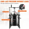 VEVOR Spray Paint Pressure Pot, 20L/5gal Pressure Pot Tank, 70 psi Adjustale Pressure, Steel Pressure Pot Paint Tank with Casters and Leak Repair Sealant, for Home Decor and Industry Painting