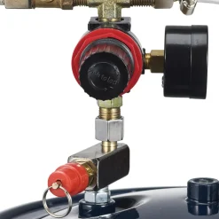 VEVOR Spray Paint Pressure Pot Tank, 10L/2.5gal Air Paint Pressure Pot, 1.5mm+4mm Two Nozzles Two Spray Paint Guns, 60PSI Max, for Industry Home Decor Architecture Construction Automotive Painting