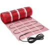 VEVOR 50 sqft Self-Adhesive Mesh Floor Heating Mat System, 120V Electric Radiant Heated Floor System, with Smart Control Thermostat & Alarm, Easy Installation for Tile, Stone, Vinyl