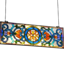 VEVOR Stained Glass Window Panel, 35.1