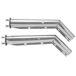 VEVOR Stainless Steel Angled Spring Loaded Mud Flap Hangers, 2-1/2