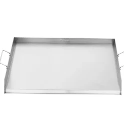 VEVOR Stainless Steel Griddle, 36x22 inch Universal Flat Top Rectangular Plate, Gas Grill Griddle for BBQ Grill, Teppanyaki, Portable Family Cookware with Handle, for Camping Tailgating Party