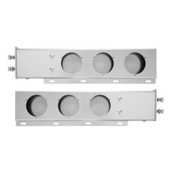 VEVOR Stainless Steel Mud Flap Hangers with Light Cutouts, 2-1/2