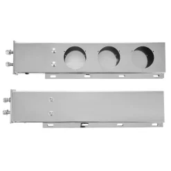 VEVOR Stainless Steel Mud Flap Hangers with Light Cutouts, 2-1/2