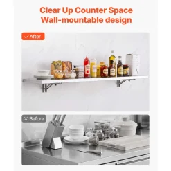 VEVOR Stainless Steel Shelf 12