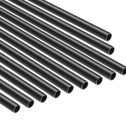VEVOR Staircase Balusters 101 Pack, 36 In Aluminum Stair Balusters, 3/4 Inch Water-Proof Round Metal Spindle Railing, Hollow Deck Railing with Rail Caps & Screws for Stairs, Porch, Patio, Matte Black