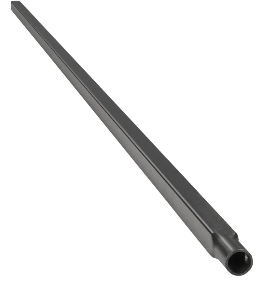 VEVOR Staircase Balusters 31 Pack, 44 Inch Durable Carbon Steel Stair Balusters, 0.5 Inch Indoor Square Metal Spindle Railing, Corrosion-Proof Hollow Deck Railing with Pre-Drilled Holes, Matte Black
