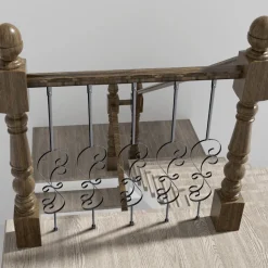 VEVOR Staircase Metal Balusters, 44'' x 1/2