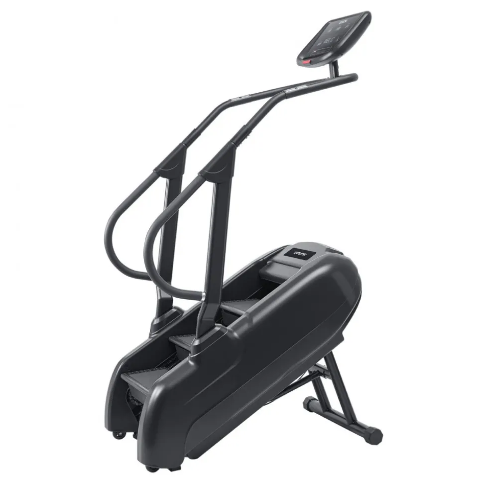VEVOR Stair Stepper Machine, LED Screen Continuous Climbing Machines, Max Load 330 Lbs Stepping Climber for Home, 15 Speed Levels 28-168 Steps/Minute Stepmill Exercise for Cardio Lower Body
