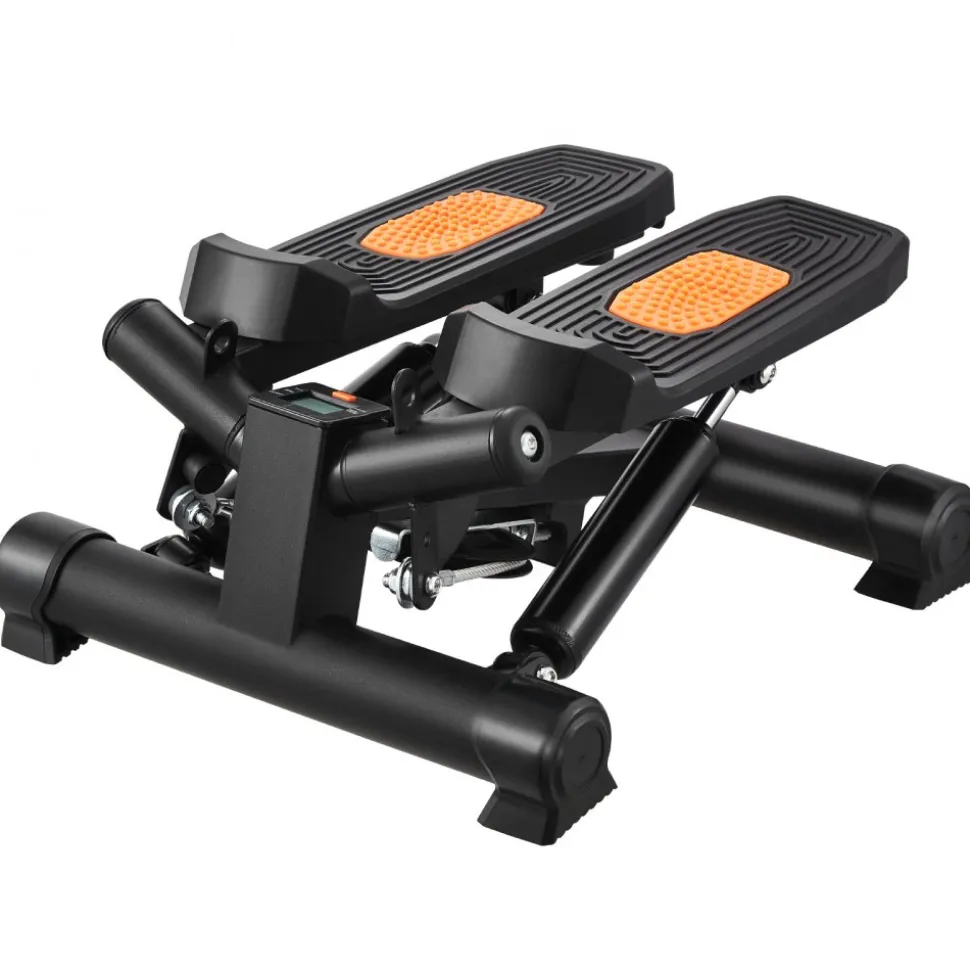 VEVOR Stair Stepper, Mini Stepper for Exercise at Home, Hydraulic Fitness Stepper with Resistance Bands, Full Body Workout Cardio Equipment, Stair Climber with LCD Monitor, 330LBS Load Capacity