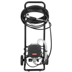 VEVOR Stand Airless Paint Sprayer, 1500W, 3300PSI High Pressure Airless Sprayer, Cleaning Brush, Hose, Extension Rod, Nozzles, Electric Spray Paint Machine for Large Apartments, Factory Buildings