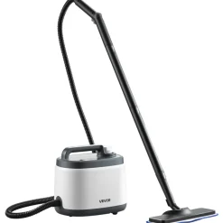 VEVOR Steam Cleaner, 51 oz Tank, Steamer for Cleaning with 19 Accessories, Extended Power Cord and Hose, Portable Handle, Fast Heating, Powerful Canister Steam Cleaner for Home, Car Detailing, Floors