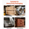 VEVOR Steel Banding Strapping Kit, Heavy Duty Banding Sealer Tool with 400 ft Binding Straps, 400 Metal Clasps, Manual Pallet Packaging Strapping Kit for Warehouse, Transportation, Industrial Bundling