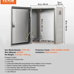 VEVOR Steel Electrical Box, 20