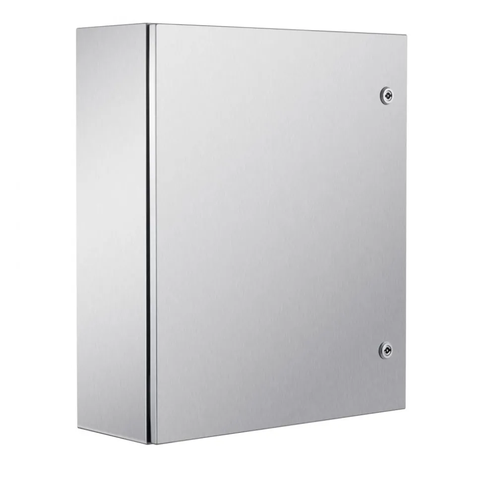 VEVOR Steel Electrical Box, 24"x 20"x 8", 304 Stainless Steel Electrical Enclosure Box, Wall-Mounted Outdoor Electrical Electronic Equipment Enclosure with Mounting Plate Hinges Lock, IP66 Waterproof