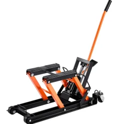 VEVOR Steel Hydraulic Motorcycle Jack Stand, 1500 LBS ATV Scissor Lift Jack, 4.7
