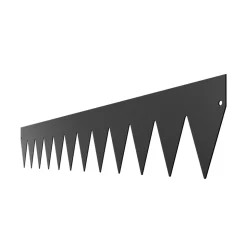 VEVOR Steel Landscape Edging, 6 Packs 40 x 6 in Rust-Resistant Metal Landscape Edging, Bendable Garden Edging Border, Heavy Duty Lawn Edging, Easy-to-Install, Flower Bed Yard Pathway Divider Black