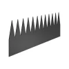 VEVOR Steel Landscape Edging, 5 Packs 39 x 3 in Rust-Resistant Metal Landscape Edging, Bendable Garden Edging Border, Heavy Duty Lawn Edging, Easy-to-Install, Flower Bed Yard Pathway Divider Dark Gray