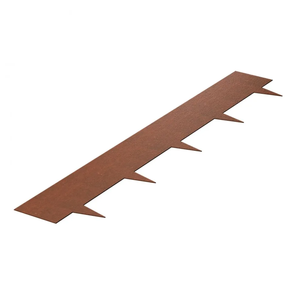 VEVOR Steel Landscape Edging, 10 Packs 40 x 4.5 in Weather-Resistant & Pre-Rust Metal Landscape Edging, Bendable Garden Edging Border, Heavy Duty Lawn Edging, Flower Bed Yard Pathway Divider