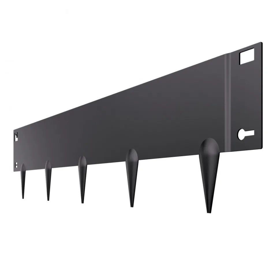 VEVOR Steel Landscape Edging, 5 Packs 39 x 5 in Rust-Resistant Metal Landscape Edging, Bendable Garden Edging Border, Heavy Duty Lawn Edging, Easy-to-Install, Flower Bed Yard Pathway Divider Black