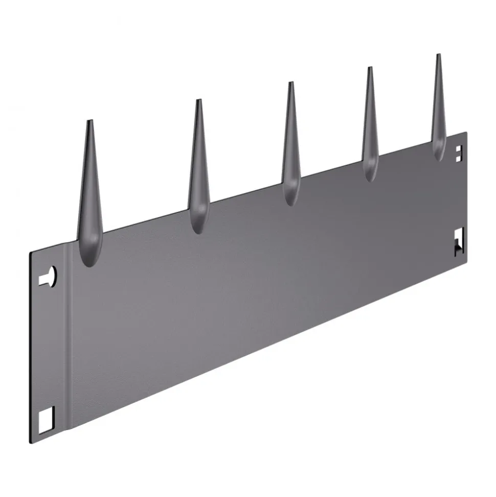 VEVOR Steel Landscape Edging, 5 Packs 39 x 5 in Rust-Resistant Metal Landscape Edging, Bendable Garden Edging Border, Heavy Duty Lawn Edging, Easy-to-Install, Flower Bed Yard Pathway Divider Dark Gray