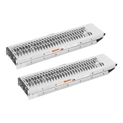 VEVOR Steel Ramps, 1000 lbs, 2Pcs Heavy-duty Ramps with Wider Ramp Surface, Universal Stable Loading Ramp with Handles, Fit for ATV, UTV, Motorcycle, Electric Bicycle, etc.