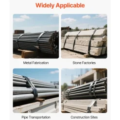 VEVOR Steel Strapping Coil, 3/4 in x 0.02 in x 300 ft, Metal Strapping Banding Roll Withstands Harsh Environment, 1710 lbs Break Strength, Heavy Duty Banding Pallet Strap Coil for Pallet Packing