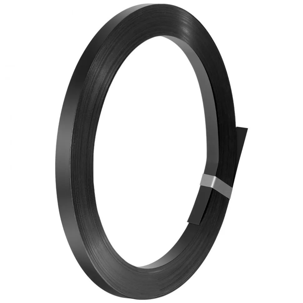 VEVOR Steel Strapping Coil, 3/4 in x 0.02 in x 300 ft, Metal Strapping Banding Roll Withstands Harsh Environment, 1710 lbs Break Strength, Heavy Duty Banding Pallet Strap Coil for Pallet Packing